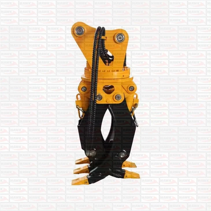 Rotating Excavator Log Grapple