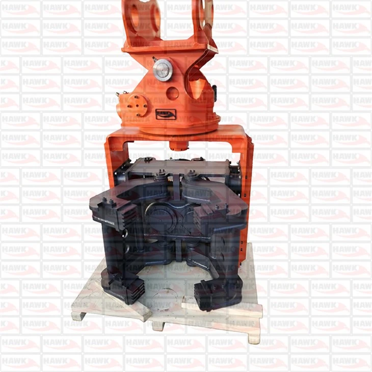 Side Clamping Excavator Sheet Pile Driver