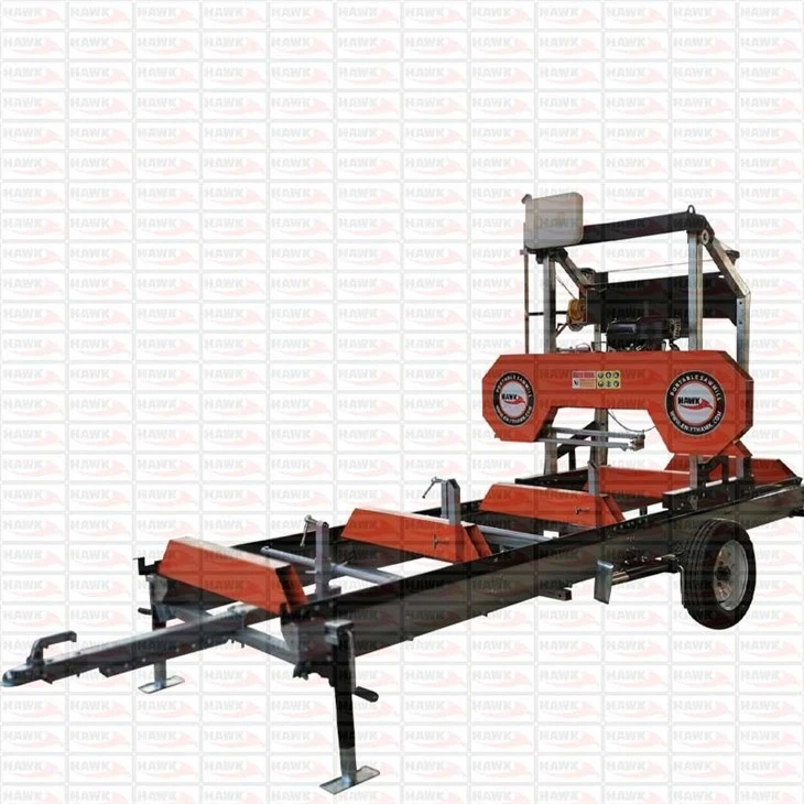 Chain Portable Sawmill With Trailer