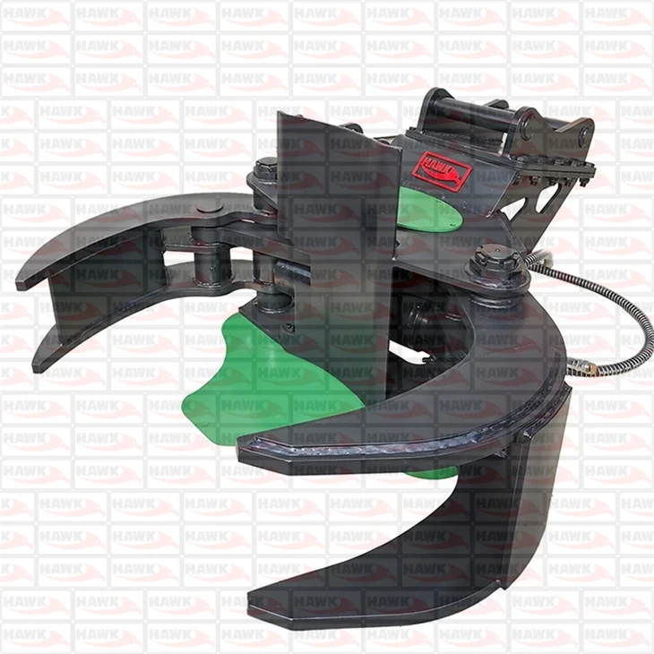 Double Claw Fixed Type Mini Excavator Hydraulic Tree Shear