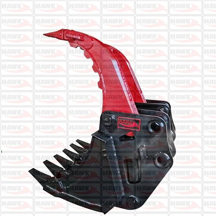 Hawk08 Excavator Attachments Hydraulic Grab Bucket
