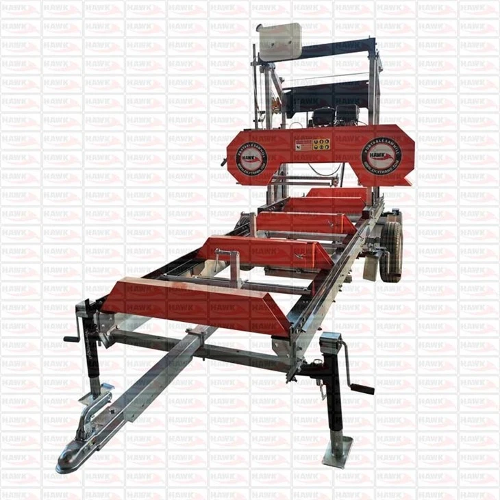 Petrol Engine Portable Sawmill Horizontal
