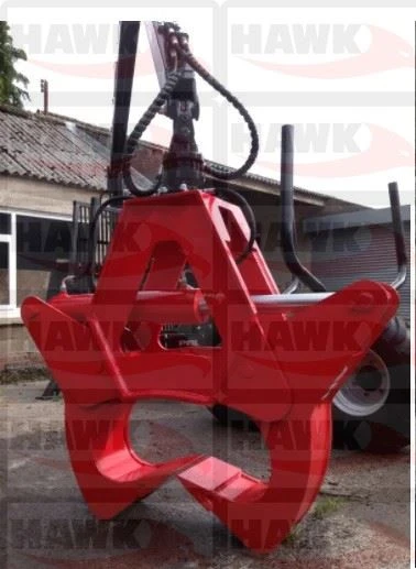 6-10 Tonluk Ekskavatör Tomruk Kırıcı Eklentisi İçin